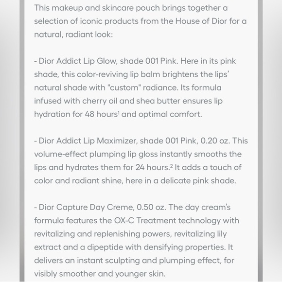 Dior The Natural Glow Ritual - Limited Edition Lip Balm, Gloss and Day Cream - Picture 2 of 3